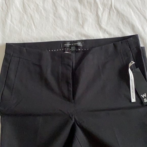 Willow & Thread Black Cropped Pants - Picture 5 of 8